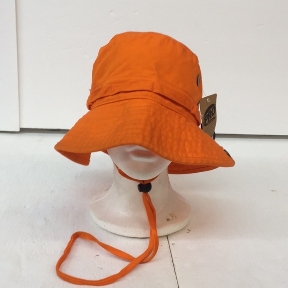 1 Top Pro Accessories - NWT 1 Top Pro Orange Fishing Bucket Hat Men’s